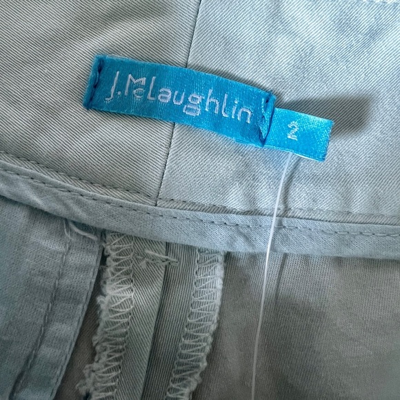 J. McLaughlin NWT Aqua Petal Trouser Shorts - Size 2 (29") - Picture 10 of 13